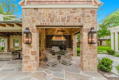 back patio landscaping and outdoor living