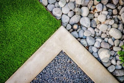 Landscape Detail Turf Stone Midway Hollow Dallas TX