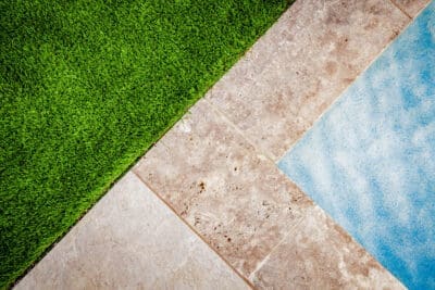 Pool Turf Stone Detail Midway Hollow Dallas TX